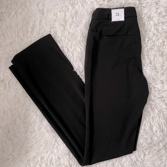 NWT White House Black Market Black Dress Slacks - Picture 3 of 9